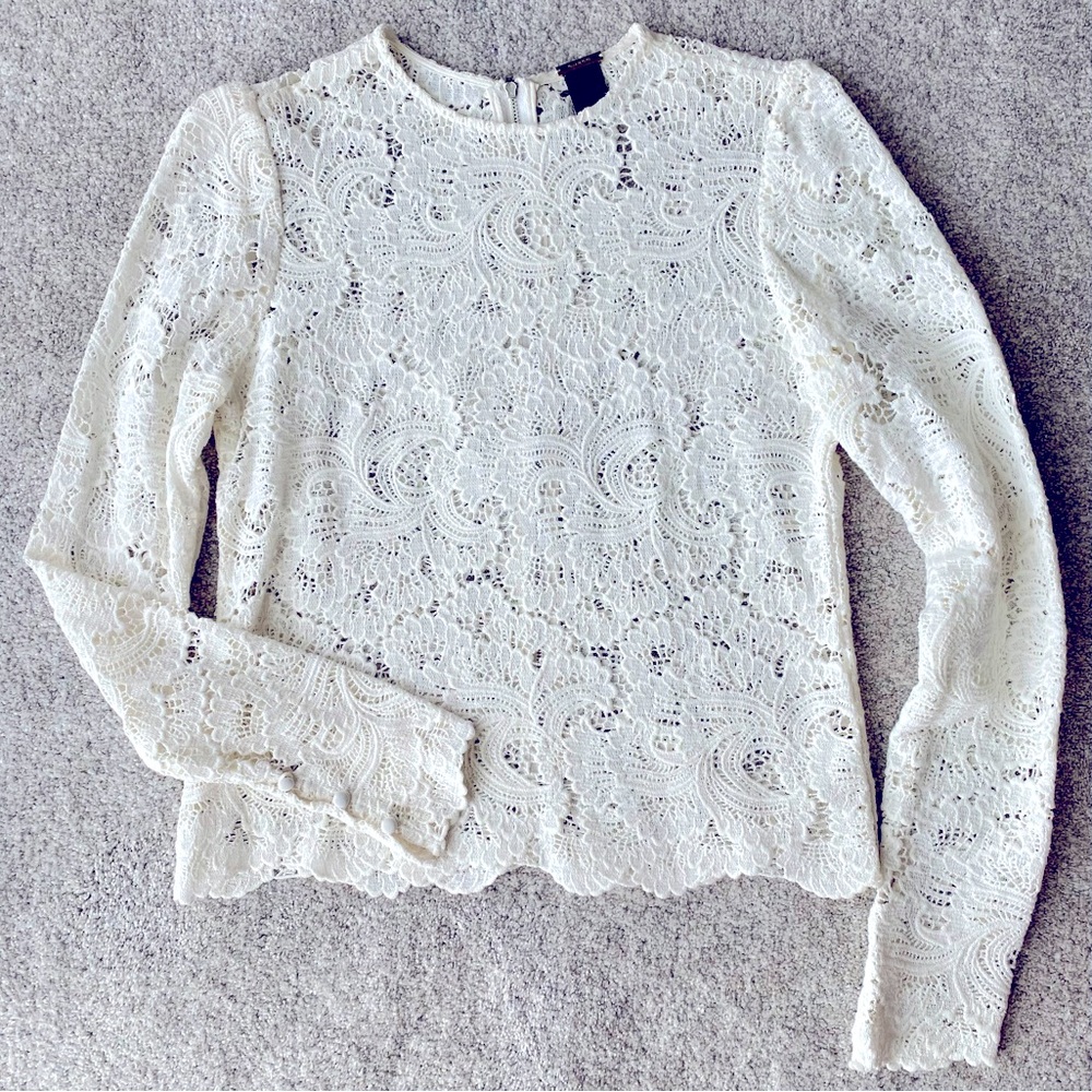 MAGASCHONI Lace Top Size 2